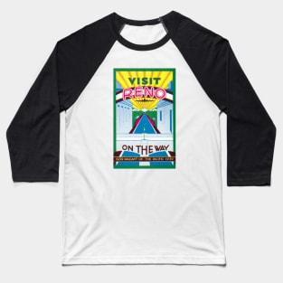 1939 Visit Reno Nevada Baseball T-Shirt